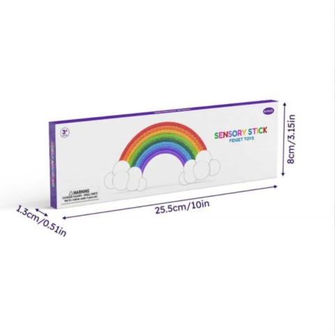 8x Patyczki Sensoryczne Fidgety Antystresowe – ADHD Autyzm Dzieci Dorośli