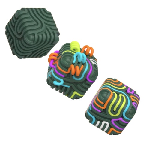 Kostka sensoryczna 3D terapeutyczna autyzm ADHD SI antystresowa duża