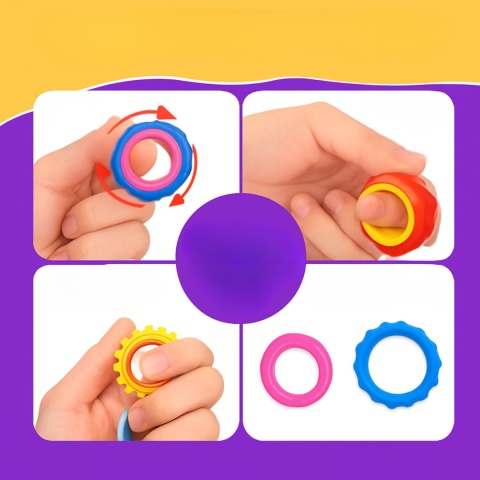 Sensoryczne kółka Fidget – spokojniejsze emocje, lepsze skupienie i zajęte rączki bez hałasu