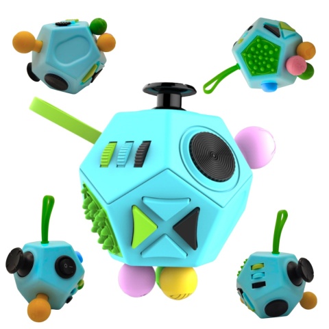 Fidget Kostka Antystresowa 12w1 ADHD AUTYZM Holy Crystal Sensoryczna