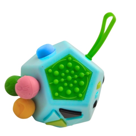 Fidget Kostka Antystresowa 12w1 ADHD AUTYZM Holy Crystal Sensoryczna