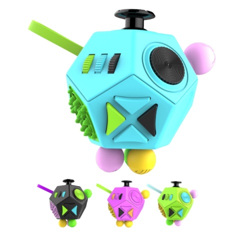 Fidget Kostka Antystresowa 12w1 ADHD AUTYZM Holy Crystal Sensoryczna