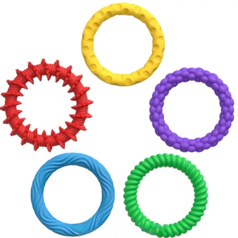 5x Bransoletki Sensoryczne – Antystresowe Zabawki ADHD Autyzm Terapia SI