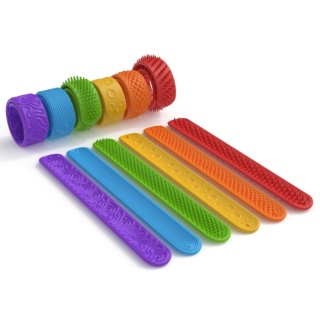 ZESTAW 6 BRANSOLETEK SENSORYCZNYCH SI – ANTYSTRESOWE USPOKOJENIE DLA DŁONI