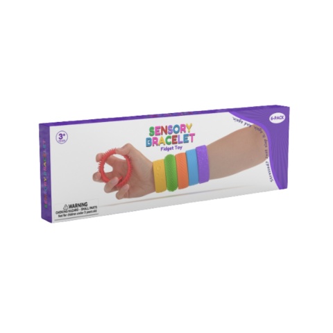 ZESTAW 6 BRANSOLETEK SENSORYCZNYCH SI – ANTYSTRESOWE USPOKOJENIE DLA DŁONI