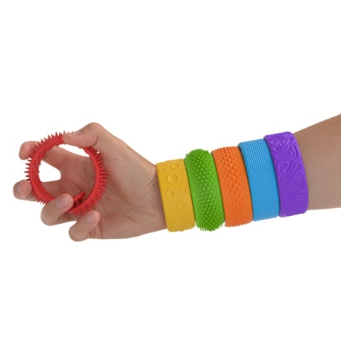 ZESTAW 6 BRANSOLETEK SENSORYCZNYCH SI – ANTYSTRESOWE USPOKOJENIE DLA DŁONI