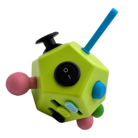 Kostka antystresowa Fidget Cube sensoryczna zabawka ADHD autyzm duża