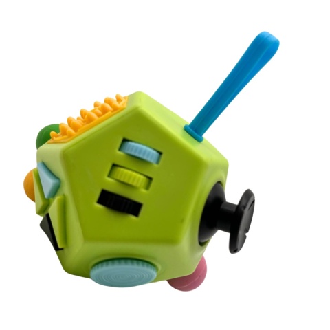 Kostka antystresowa Fidget Cube sensoryczna zabawka ADHD autyzm duża