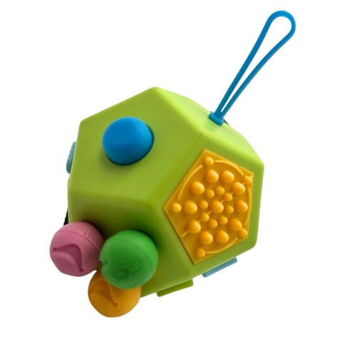 Kostka antystresowa Fidget Cube sensoryczna zabawka ADHD autyzm duża