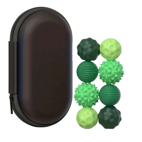 Antystresowe kulki magnetyczne sensoryczne relaks do pracy biura etui