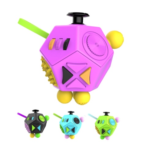 Kostka antystresowa FIDGET Holy Crystal 6 cm – ADHD AUTYZM sensoryczna