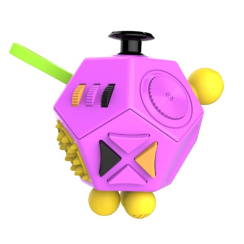 Kostka antystresowa FIDGET Holy Crystal 6 cm – ADHD AUTYZM sensoryczna