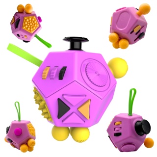 Kostka antystresowa FIDGET Holy Crystal 6 cm – ADHD AUTYZM sensoryczna