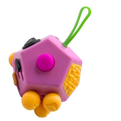 Kostka antystresowa FIDGET Holy Crystal 6 cm – ADHD AUTYZM sensoryczna