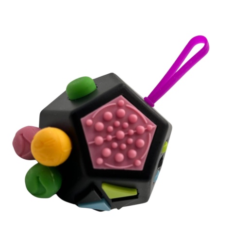 Kostka Antystresowa Fidget Cube 12w1 Holy Crystal ADHD Autyzm Sensoryczna