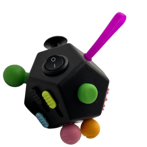 Kostka Antystresowa Fidget Cube 12w1 Holy Crystal ADHD Autyzm Sensoryczna
