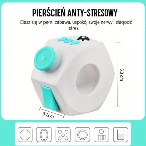 Fidget gadżet antystresowy sensoryczny autyzm ADHD terapia SI stres