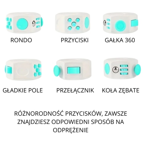 Fidget gadżet antystresowy sensoryczny autyzm ADHD terapia SI stres