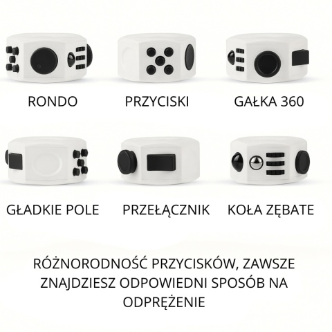 Fidget antystresowy zabawka sensoryczna ADHD autyzm relaks terapia ręki