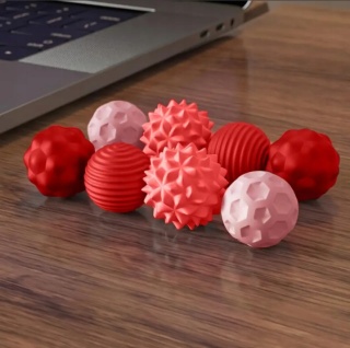 Kulki sensoryczne magnetyczne antystresowe terapia SI autyzm ADHD 8szt