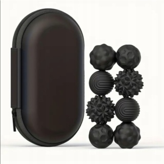 Magnetyczne kulki sensoryczne zestaw 8 sztuk z etui autyzm stres ADHD SI