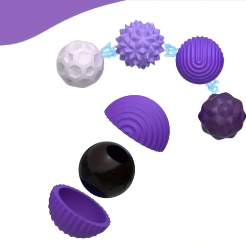 Kulki magnetyczne sensoryczne antystresowe 8szt z etui relaks SI ADHD