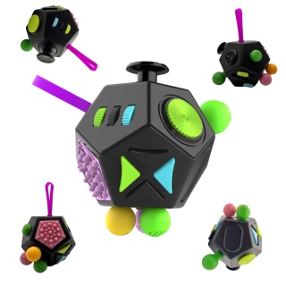 Kostka Antystresowa Fidget Cube 12w1 Holy Crystal ADHD Autyzm Sensoryczna