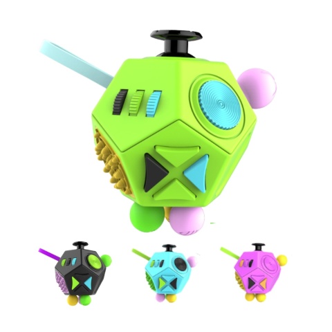 Kostka antystresowa Fidget Cube sensoryczna zabawka ADHD autyzm duża