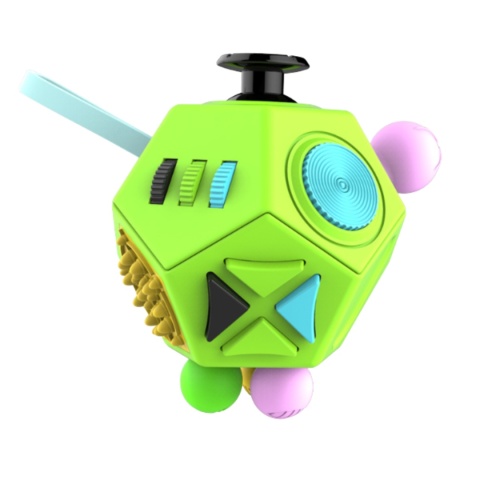 Kostka antystresowa Fidget Cube sensoryczna zabawka ADHD autyzm duża