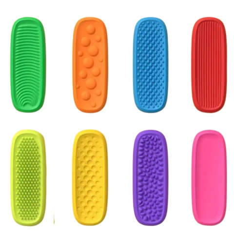 ZESTAW 8 SILIKONOWYCH FIDGETÓW SENSORYCZNYCH – TERAPIA SI | ADHD | AUTYZM | ANTYSTRESOWE